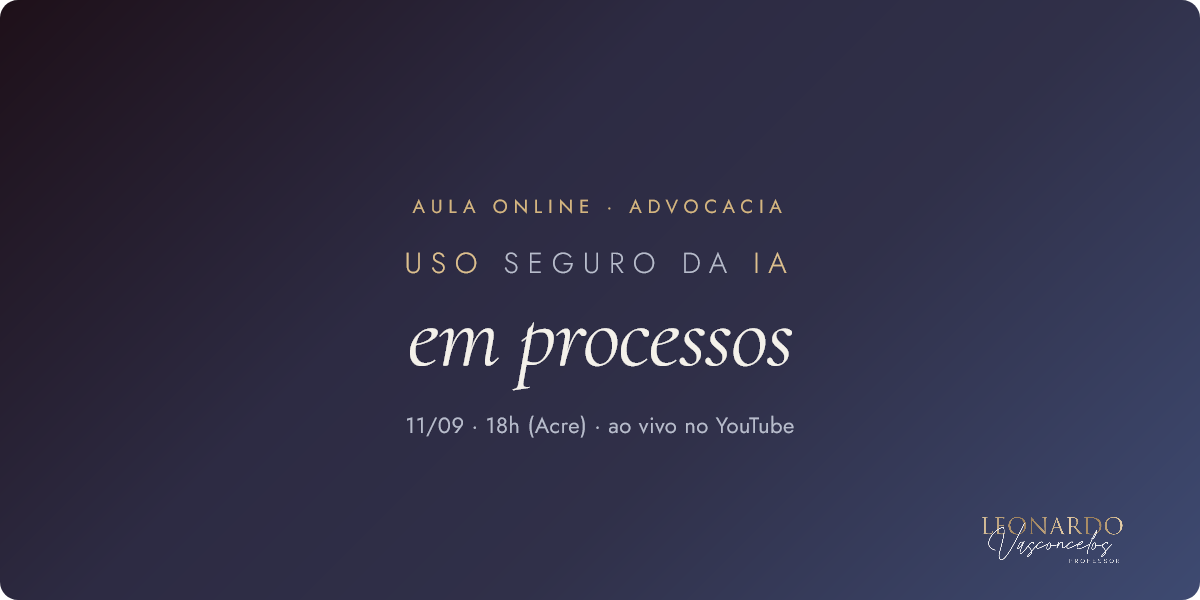Banner de Uso seguro da IA em processos